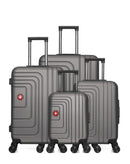 SWISS KOPPER - LOT DE 4 - Valise Grand Format, Valise Week-end, Valise Cabine et Valise Cabine XXS RUTI