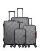 SWISS KOPPER - LOT DE 4 - Valise Grand Format, Valise Week-end, Valise Cabine et Valise Cabine XXS SPIEZ