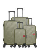 SWISS KOPPER - LOT DE 4 - Valise Grand Format, Valise Week-end, Valise Cabine et Valise Cabine XXS SPIEZ