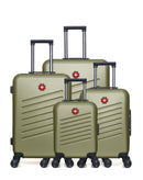 SWISS KOPPER - LOT DE 4 - Valise Grand Format, Valise Week-end, Valise Cabine et Valise Cabine XXS ZURICH