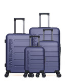 SWISS KOPPER - LOT DE 4 - Valise Grand Format, Valise Week-end, Valise Cabine et Valise Cabine XXS AIGLE