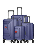 SWISS KOPPER - LOT DE 4 - Valise Grand Format, Valise Week-end, Valise Cabine et Valise Cabine XXS RUTI