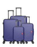 SWISS KOPPER - LOT DE 4 - Valise Grand Format, Valise Week-end, Valise Cabine et Valise Cabine XXS SPIEZ