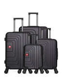 SWISS KOPPER - LOT DE 4 - Valise Grand Format, Valise Week-end, Valise Cabine et Valise Cabine XXS RUTI