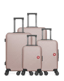 SWISS KOPPER - LOT DE 4 - Valise Grand Format, Valise Week-end, Valise Cabine et Valise Cabine XXS SPIEZ