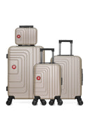 SWISS KOPPER - LOT DE 4 - Valise Week-end, Valise Cabine, Valise Cabine XXS et Vanity RUTI