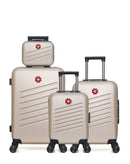 SWISS KOPPER - LOT DE 4 - Valise Week-end, Valise Cabine, Valise Cabine XXS et Vanity ZURICH
