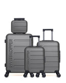 SWISS KOPPER - LOT DE 4 - Valise Week-end, Valise Cabine, Valise Cabine XXS et Vanity AIGLE