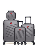 SWISS KOPPER - LOT DE 4 - Valise Week-end, Valise Cabine, Valise Cabine XXS et Vanity ZURICH