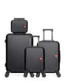 SWISS KOPPER - LOT DE 4 - Valise Week-end, Valise Cabine, Valise Cabine XXS et Vanity SPIEZ
