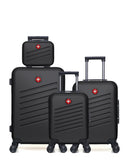 SWISS KOPPER - LOT DE 4 - Valise Week-end, Valise Cabine, Valise Cabine XXS et Vanity ZURICH