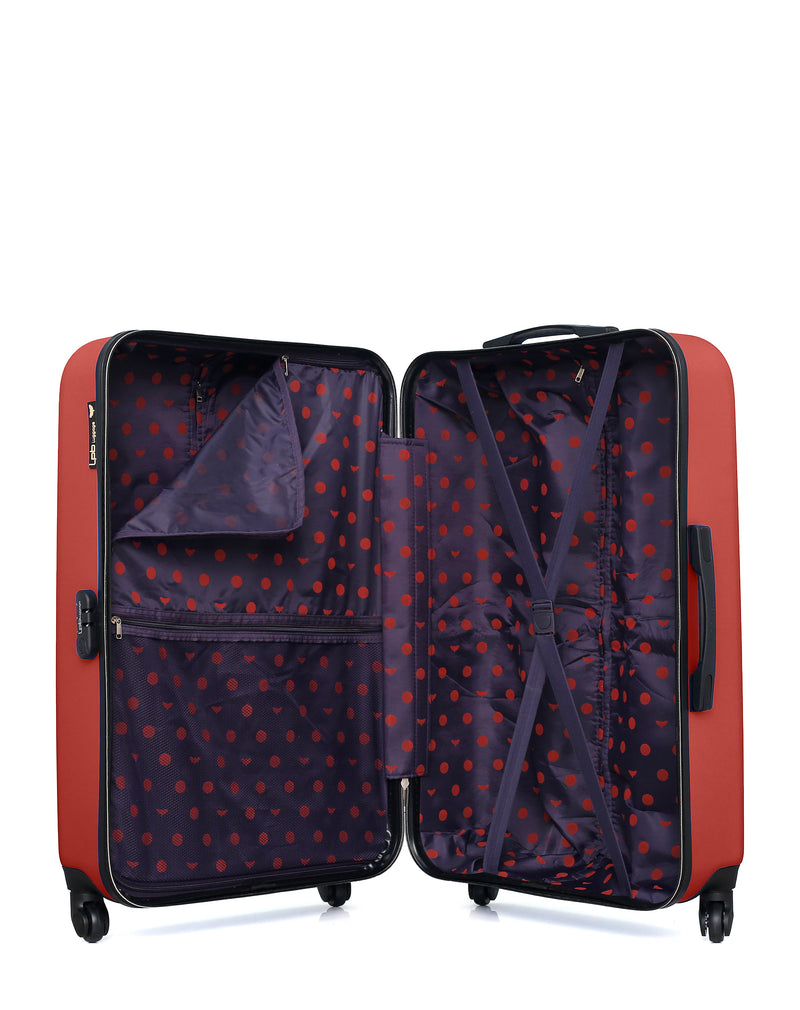 Lot de 3 - Valises grand format, weekend et vanity ELEONOR