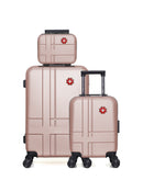 SWISS KOPPER - LOT DE 3 - Valise Week-end, Valise Cabine XXS et Vanity USTER