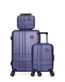 SWISS KOPPER - LOT DE 3 - Valise Week-end, Valise Cabine XXS et Vanity USTER