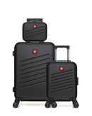 SWISS KOPPER - LOT DE 3 - Valise Week-end, Valise Cabine XXS et Vanity ZURICH