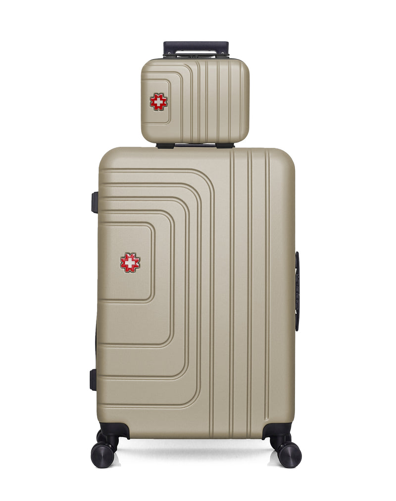 SWISS KOPPER - Lot de 2 - Valise grand format et vanity RUTI