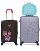LPB LUGGAGE - Lot de 3 - Valises weekend ELEONOR, cabine XS JOANNA-E et vanity ANNA-K