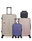 SWISS KOPPER - Lot de 4 - Valises grand format RUTI, weekend RUTI, cabine XXS SPIEZ et vanity ZURICH-K