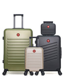 SWISS KOPPER  -  Lot de 4  -  Valises grand format WIL , weekend ZURICH , cabine XXS WIL et vanity WIL-K