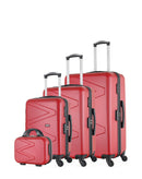 WAVE PARIS - Set de 4 Valises AMAZONE-C