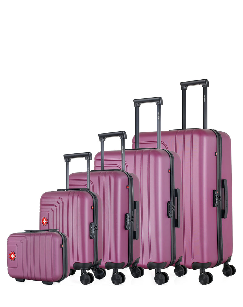 SWISS KOPPER - Set de 5 Valises RUTI-U 75 cm 4 Roues