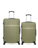 AMERICAN TRAVEL - Lot de 2 - Valises grand format et weekend MEMPHIS