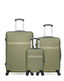 AMERICAN TRAVEL - Lot de 3 - Valises grand format, weekend et cabine XXS MEMPHIS