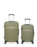 AMERICAN TRAVEL - Lot de 2 - Valises weekend et cabine MEMPHIS
