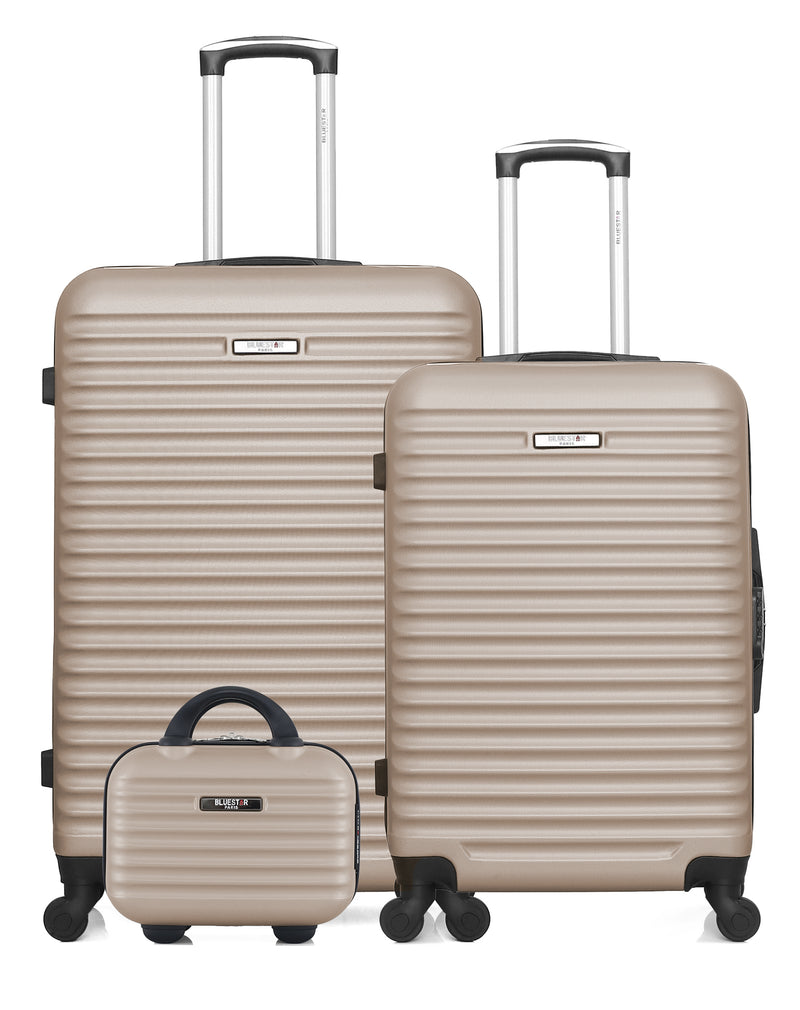 Lot de 3 - Valises grand format, weekend et vanity BRAZILIA