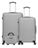 BLUESTAR - LOT DE 3 - Valises grand format, weekend et vanity BRAZILIA