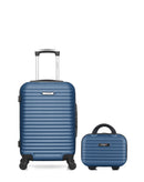 BLUESTAR - LOT DE 2 - Valise cabine et vanity BRAZILIA