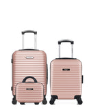 BLUESTAR - LOT DE 3 - Valises cabine, cabine XXS et vanity BRAZILIA