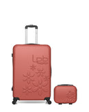 LPB LUGGAGE - Lot de 2 - Valise grand format et vanity ELEONOR