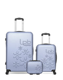 LPB LUGGAGE - Lot de 3 - Valises grand format, cabine et vanity ELEONOR