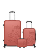 LPB LUGGAGE - Lot de 3 - Valises grand format, cabine et vanity ELEONOR