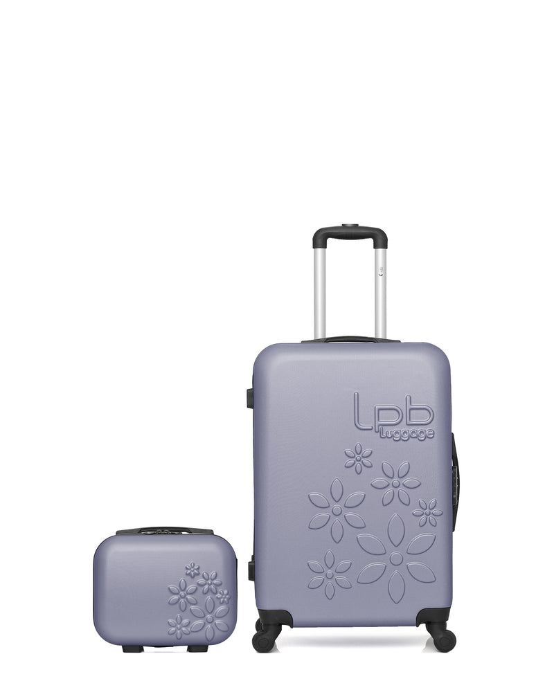 Lot de 2 - Valise weekend et vanity ELEONOR