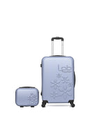 LPB LUGGAGE - Lot de 2 - Valise weekend et vanity ELEONOR
