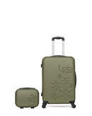 LPB LUGGAGE - Lot de 2 - Valise weekend et vanity ELEONOR