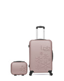LPB LUGGAGE - Lot de 2 - Valise weekend et vanity ELEONOR