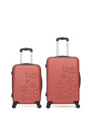 LPB LUGGAGE - Lot de 2 - Valises weekend et cabine ELEONOR