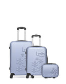 LPB LUGGAGE - Lot de 3 - Valises weekend, cabine et vanity ELEONOR