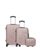 LPB LUGGAGE - Lot de 3 - Valises weekend, cabine et vanity ELEONOR