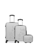 LPB LUGGAGE - Lot de 3 - Valises weekend, cabine et vanity ELEONOR