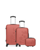 LPB LUGGAGE - Lot de 3 - Valises weekend, cabine et vanity ELEONOR
