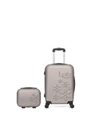 LPB LUGGAGE - Lot de 2 - Valise cabine et vanity ELEONOR