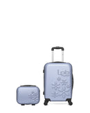 LPB LUGGAGE - Lot de 2 - Valise cabine et vanity ELEONOR