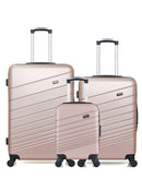 WAVE PARIS - Lot de 3 - Valises grand format, weekend et cabine XXS TIGRE