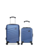 WAVE PARIS - Lot de 2 - Valises cabine et cabine XXS TIGRE
