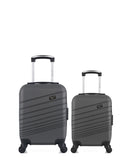 WAVE PARIS - Lot de 2 - Valises cabine et cabine XXS TIGRE