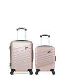 WAVE PARIS - Lot de 2 - Valises cabine et cabine XXS TIGRE